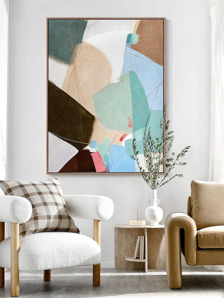 Retro Mirage Canvas Art Print