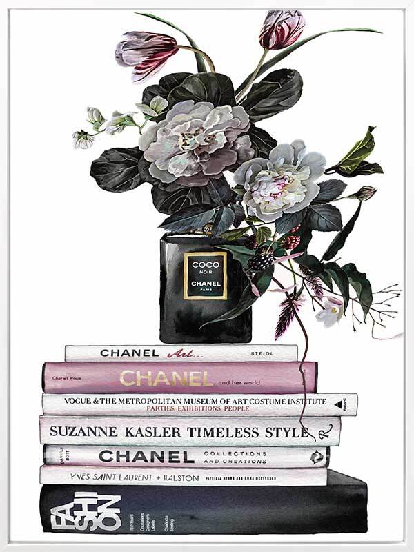 Chanel Books Painting 