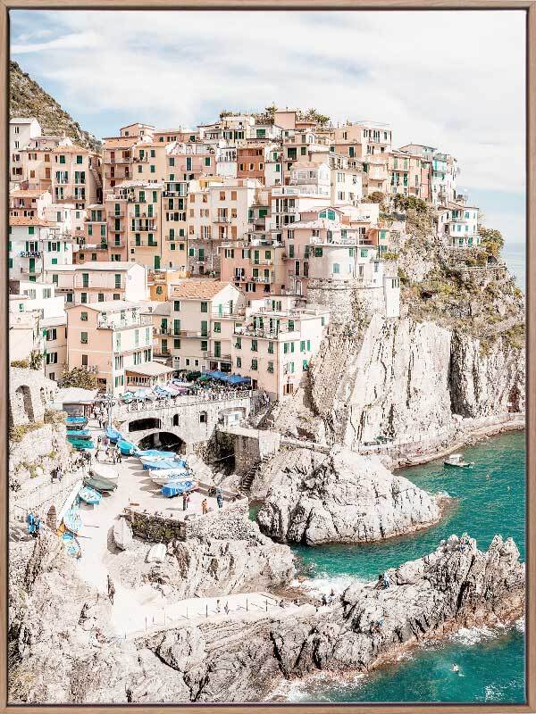 Architecture Urban Terre Canvas Themed Art Cliffs Buy - Cinque by Road of