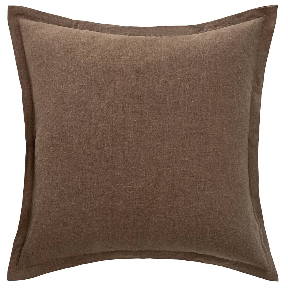 Blair Brown Linen Cushion - 60X60cm