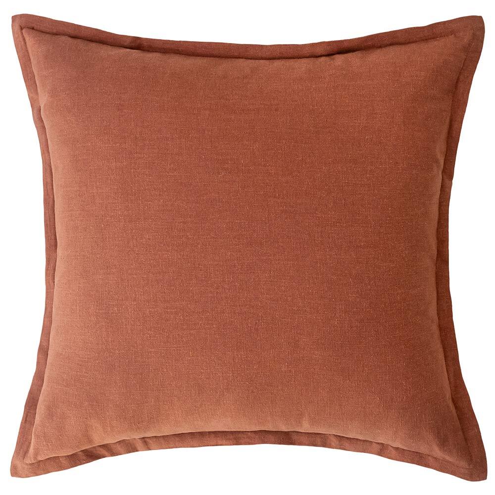 Blair Terracotta Linen Cushion - 60X60cm