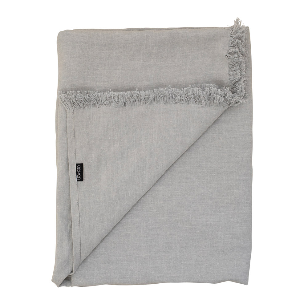 Oakley Sky Blue Linen Throw - 130x230cm