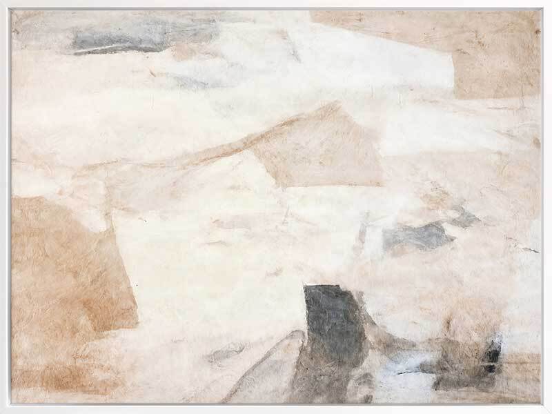 Nature's Fragments I - White Box Frame Canvas - 90x120 - Landscape