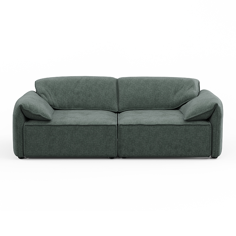 Layla 2 Seater Sofa - Mottled Velvet